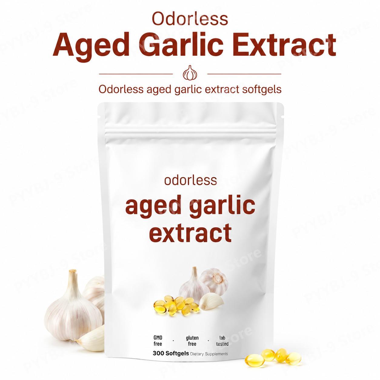 Planted Tank - Aged Garlic Extract Supplement Odorless Capsules