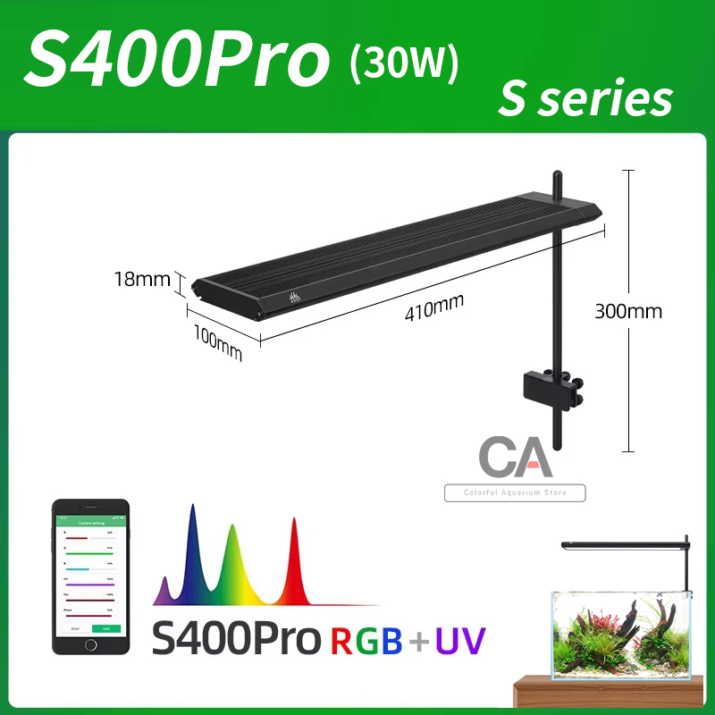WEEK AQUA S Series RGB+UV Full - đánh giá và giá Live Plant Aquarium