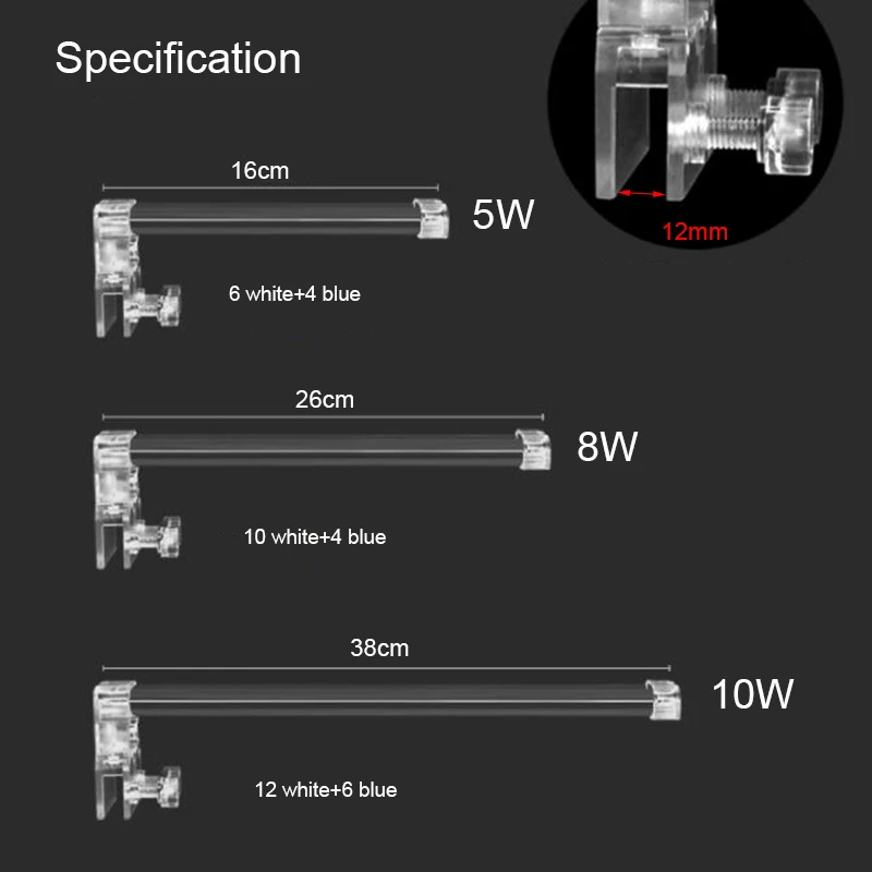 High Transparent LED Aquarium  - đánh giá và giá Aquarium Plant Light