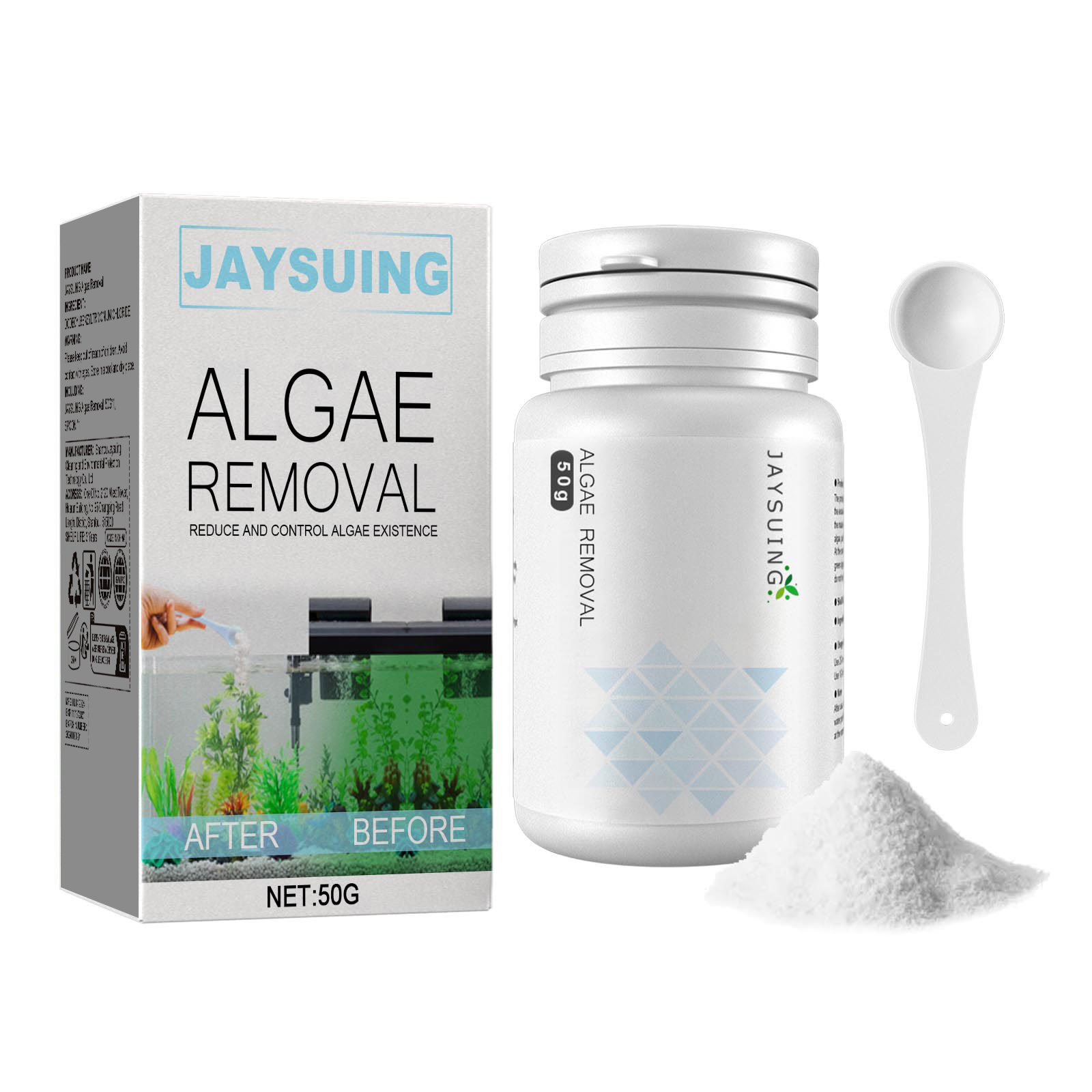 Aquarium Algae Remover Powder, - đánh giá và giá Aquarium Moss