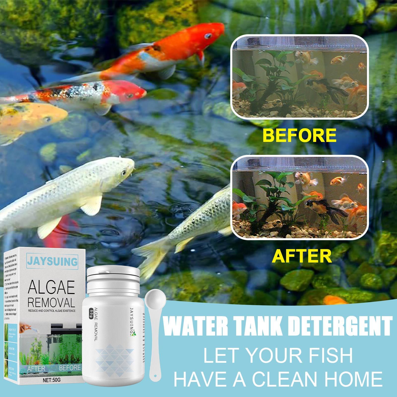 Aquarium Algae Remover Powder, - đánh giá và giá Aquarium Moss
