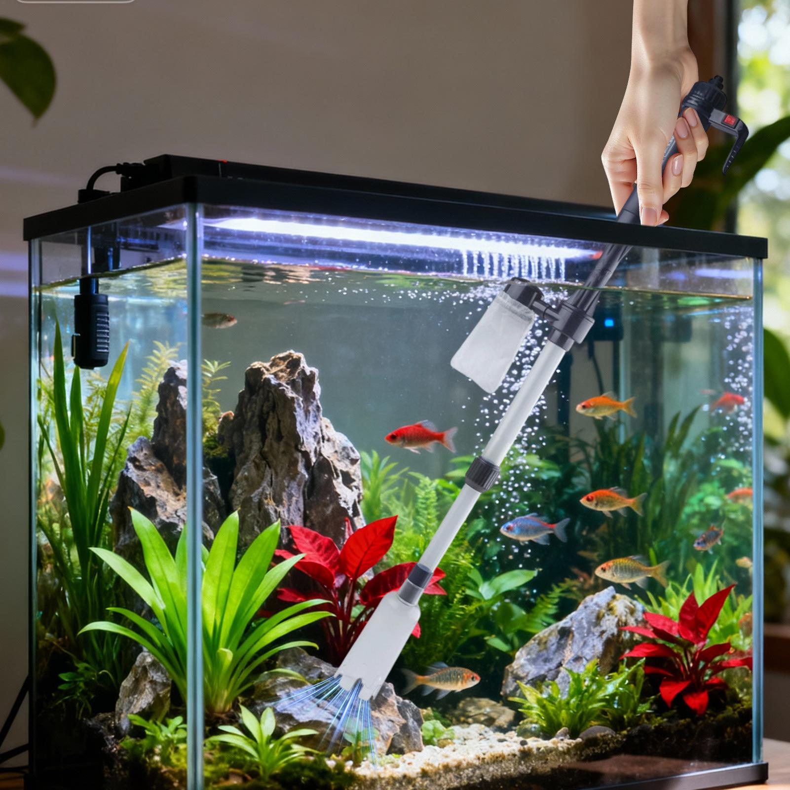 3 in 1 Aquarium Vacuum Gravel  - đánh giá và giá Planted Aquarium Cleaning