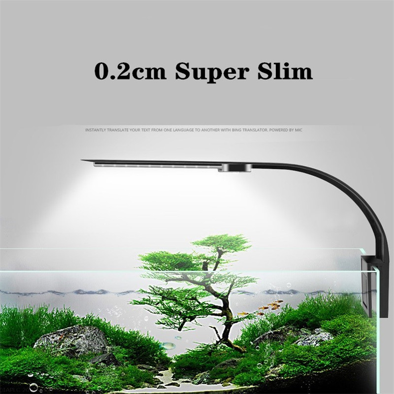 Super Slim LED Waterproof Clip - đánh giá và giá Aquarium Plant Light