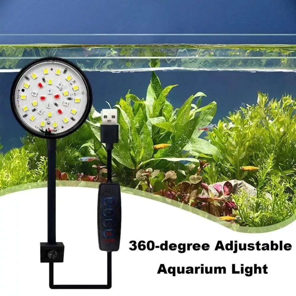 New Mini Fish Tank Clip Lamp 5 - đánh giá và giá Live Plant Aquarium