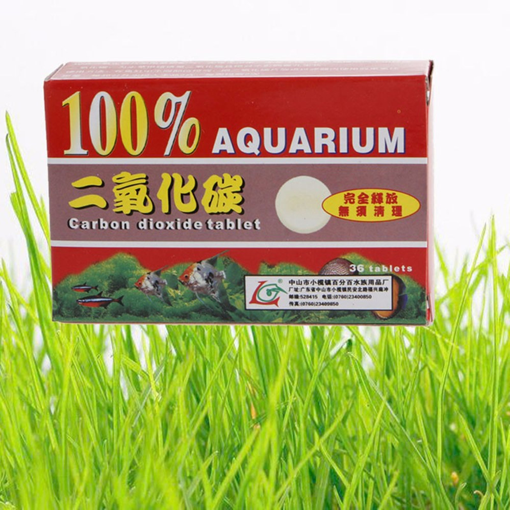36pcs/Box CO2 Tablet Carbon Di - đánh giá và giá Aquarium Liquid Carbon