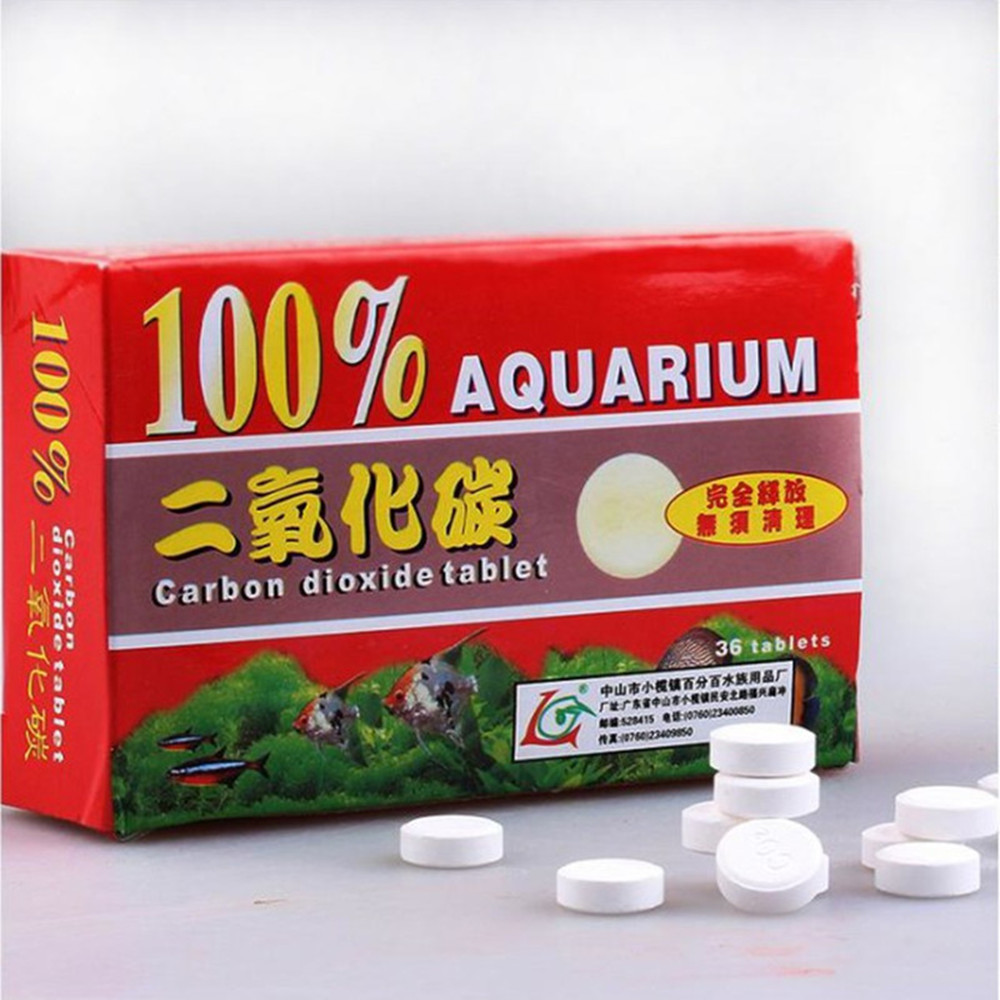 36pcs/Box CO2 Tablet Carbon Di - đánh giá và giá Aquarium Liquid Carbon