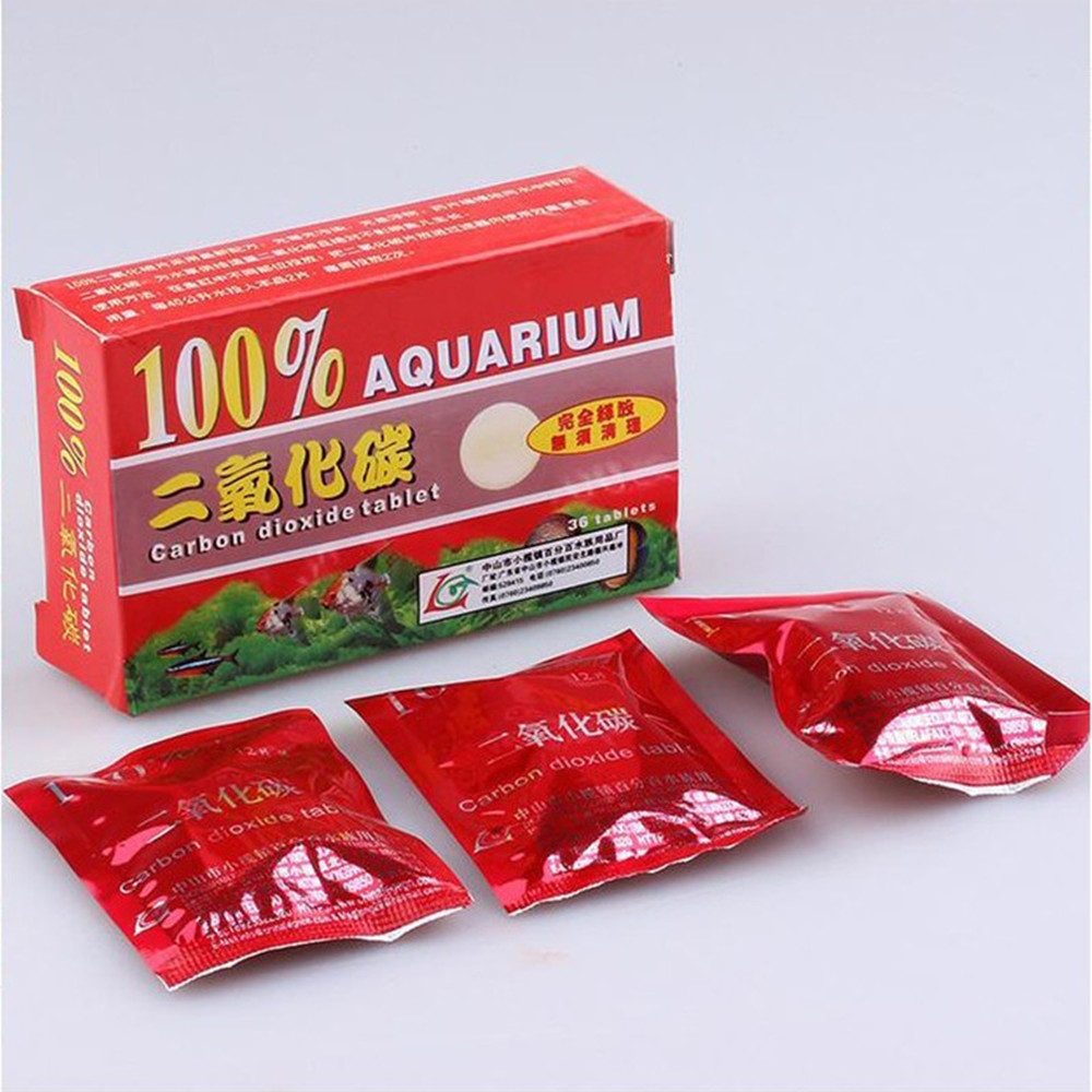 36pcs/Box CO2 Tablet Carbon Di - đánh giá và giá Aquarium Liquid Carbon