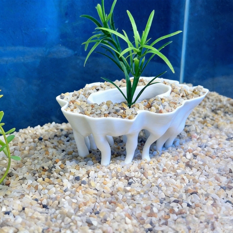 3D printed aquarium plants in  - đánh giá và giá Plant Aquarium Pot