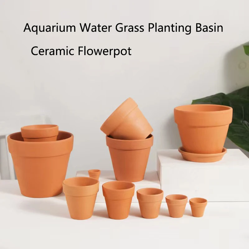 Red Mud Aquarium Decoration Fo - đánh giá và giá Plant Aquarium Pot